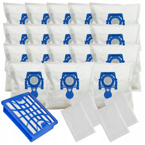  Synthetic vacuum cleaner bags ZVCA100B, ZMB02K, ZVCA050H 18 pcs.