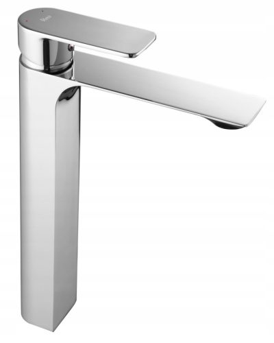 Rea Urban chrome pedestal washbasin faucet