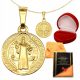  KingGold Saint Benedict Medal 585 gold