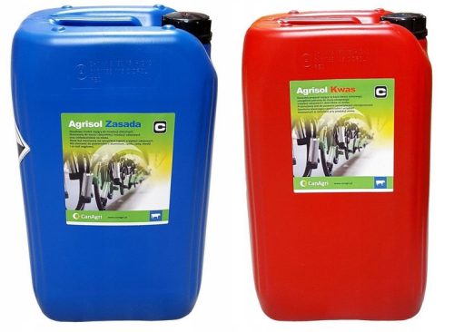 AGRISOL BASE AND ACID CLEANING AGENT FOR MILKING MACHINES 24 KG