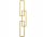 Discoverdom Water Bath Heater 411 W 300 x 1710 mm Gold