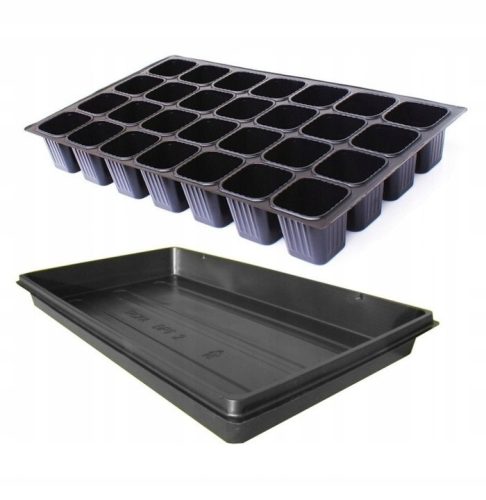  OGRODNIK flowerpot 52.5 cm x 31.5 x 5 cm, black plastic