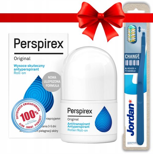 Perspirex Original 20 ml with Free Jordan Toothbrush - Effective Long-Lasting Antiperspirant