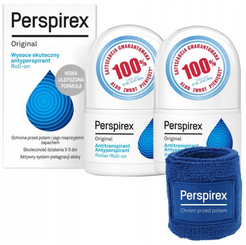 Perspirex Original Antiperspirant Set - 2 x 20 ml with FREE Band!