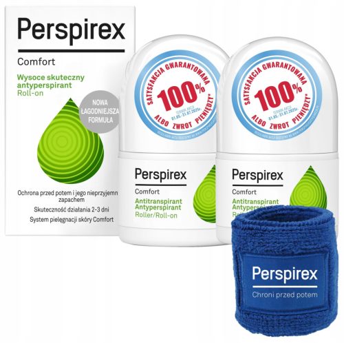 Buy Perspirex Comfort Duo Pack: 2x20ml with Free Wristband – Effective Antiperspirant