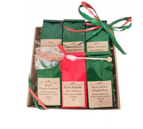  Flavoured Coffee Gift Basket Sugar Set