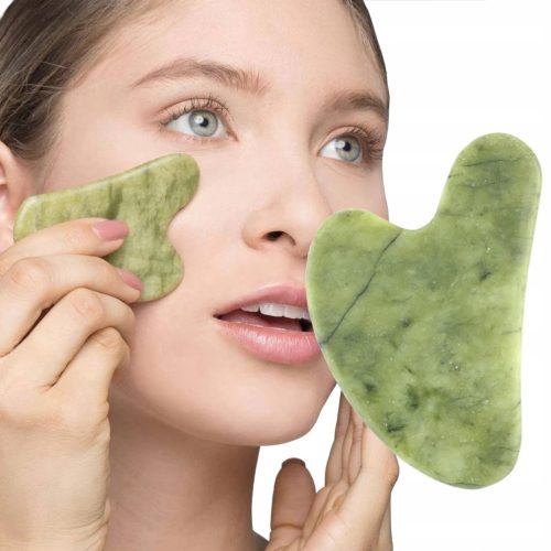  GUA SHA STONE JADE MASSAGER GREEN JADE FACE MASSAGE LIFTING