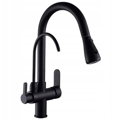 MYQualife 1 floor-standing kitchen faucet black