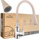  Invena Pogo kitchen faucet, beige