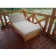 A set of garden and patio furniture VMP garden furniture set wood GARDEN FURNITURE MADE FROM PALLETS SET Black 8-pcs.