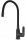 Invena Joga Plus freestanding kitchen faucet, black