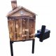  Smokehouse wood Home smokehouse wooden door