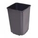  Flowerpot Edoniczki.pl 9 x 1 cm diameter 9 cm black plastic