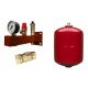  SET Expansion tank DHW 19l IBO + steel group CO + quick connector