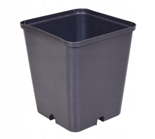  Edonic flowerpot 9 x 9.8 cm, black plastic