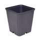  Edonic flowerpot 9 x 9.8 cm, black plastic