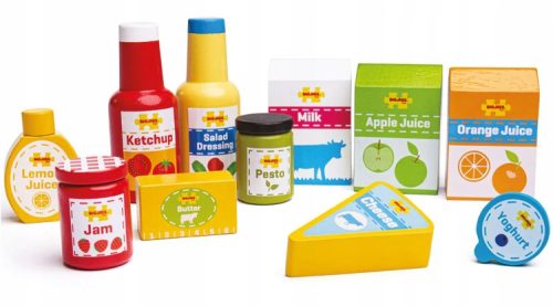  BigJigs Food Set II for Kids Play Shop - 11 Pieces