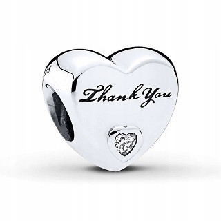  Charms Pendant Silver HEART for Bracelets C3