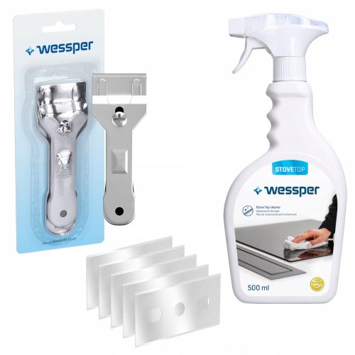  Wessper liquide 0,5l pour nettoyer les cuisinières et plaques de cuisson + 2 autres produits