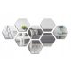 Bathroom mirror Choose a hexagonal wall mirror 173 x 150 mm