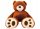  Teddy bear mascot 160 cm Gustaw Bear 0 +