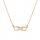  Gold-plated infinity necklace ANIA KRUK