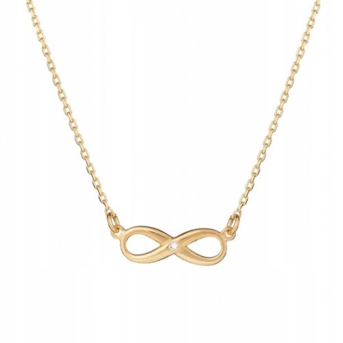  Gold-plated infinity necklace ANIA KRUK