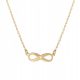  Gold-plated infinity necklace ANIA KRUK