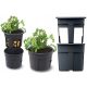  Prosperplast flowerpot 29.5 cm x 29.5 x 23.6 cm diameter 29.5 cm plastic black