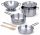  Metal Kitchen Utensils Melissa Pot Set