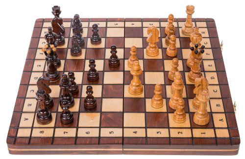  SQUARE - MP'S wooden chess - 37 x 37 cm