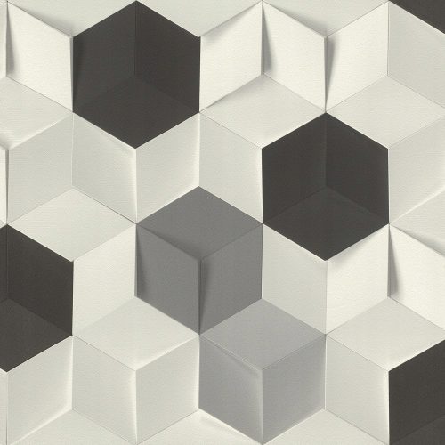 Wallpaper ON nonwoven 3D origami noise cube