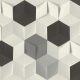 Wallpaper ON nonwoven 3D origami noise cube