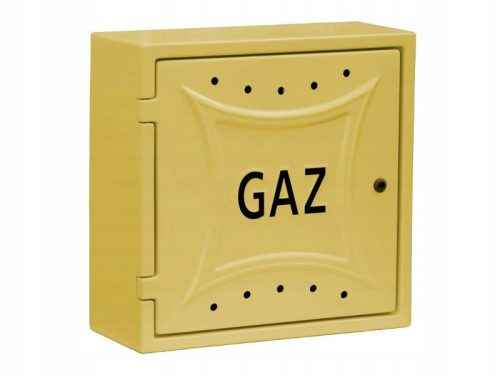 CABINET GAS BOX G63 60 x 60 x 25 YELLOW GAS