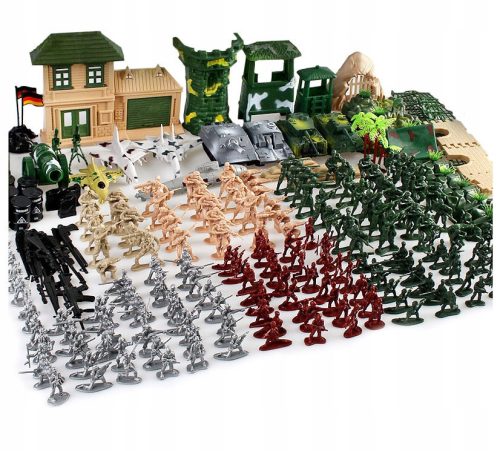  Large Set Military Base Army Soldiers 300 pcs.