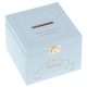  Piggy bank with the name Bartu 13.5 x 13.5 x 10.5 cm blue