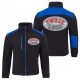 Company work fleece 340 with logo embroidery and XL print