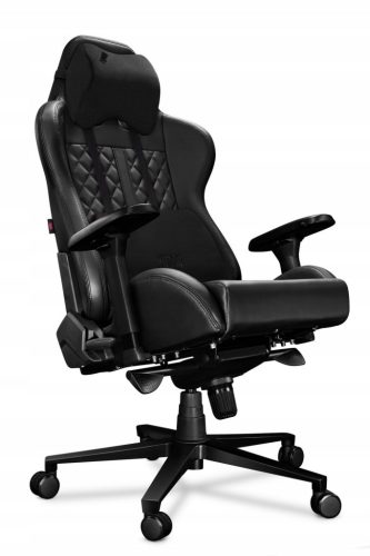  Yumisu 2050 Gaming Chair, Black Eco-Leather