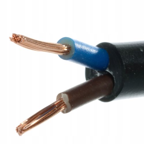 Round electrical cable, flexible (rope), installation OMY Digma 2 x 0.75