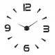 Clock for home MAMDIY wall clock, black, 129.95 cm