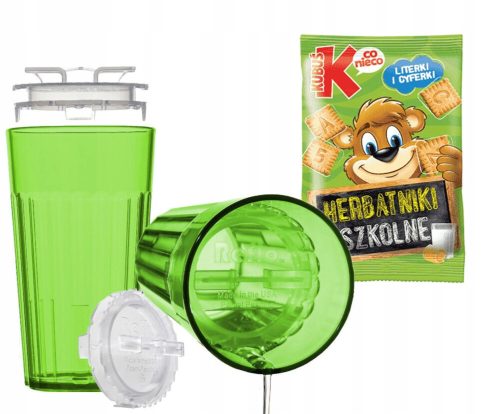  Reflo training cup REF230 green 170 ml + Kubuś butter biscuits 30 g