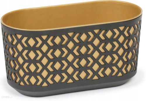  Aztek 400 Box, plastic, 40 x 19.5 cm, black and gold