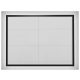 Bathroom mirror wall mirror Galakor, rectangular, metal frame, 80 x 60 mm