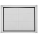 Bathroom mirror wall mirror Galakor, rectangular, metal frame, 80 x 60 mm