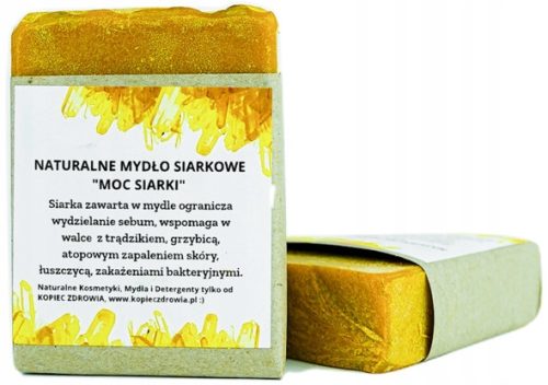 100% Natural Sulfur Soap Bar for Face and Body - Beauty Element, 130g