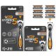  BIC Hybrid 5 Flex Razor + 6 Cartridges