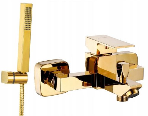 EPOS series golden wall-mounted bath and shower faucet