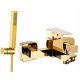 EPOS series golden wall-mounted bath and shower faucet