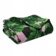 SOFT BLANKET PLUG SLEEVE FOR A Spod Igly i Nitki Polyester Bedspread, 200 cm x 220 cm, Pink Shades, Green Shades