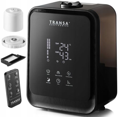  Ionizer, ultrasonic humidifier Transa Electronics AquaMist 40 W 4.5 l black